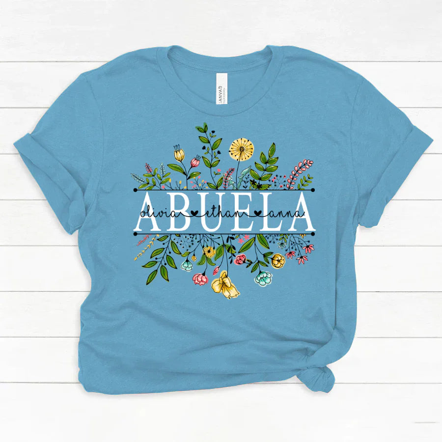 Wildflowers Abuela And Grandkids Classic Canvas