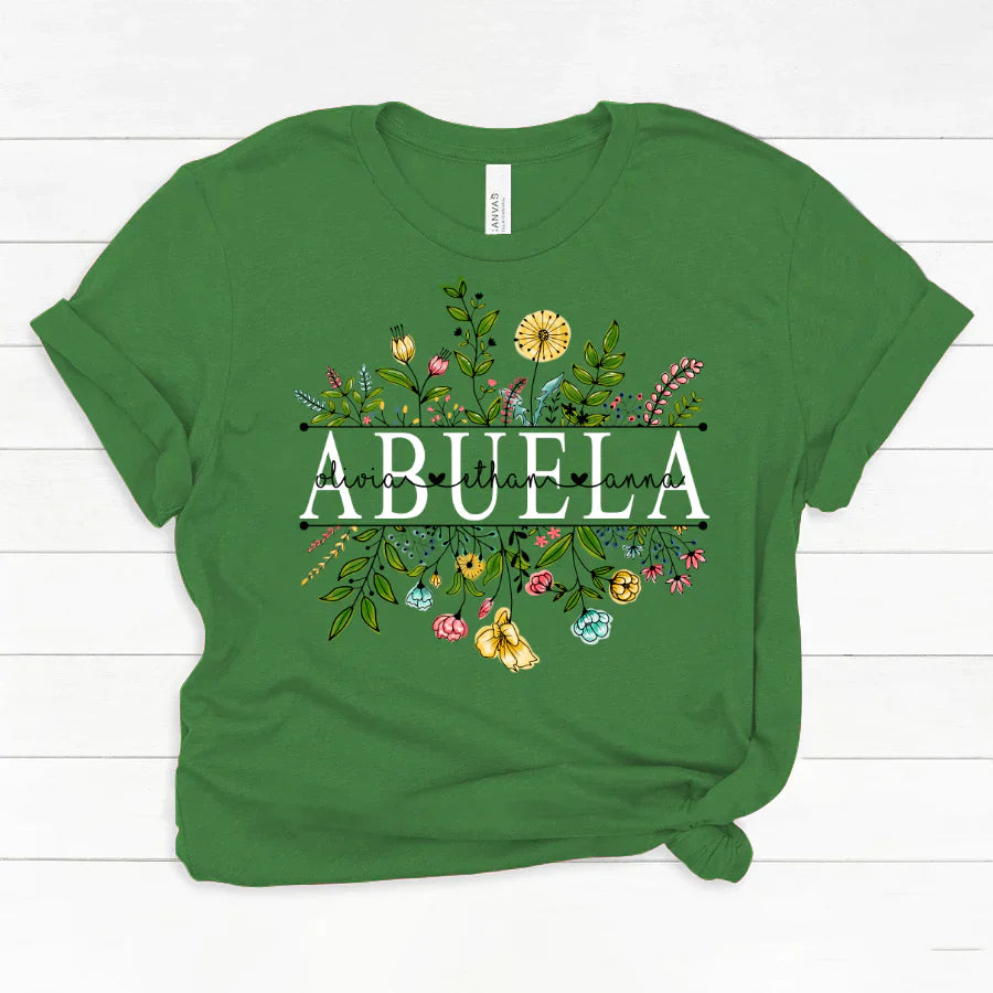 Wildflowers Abuela And Grandkids Classic Canvas