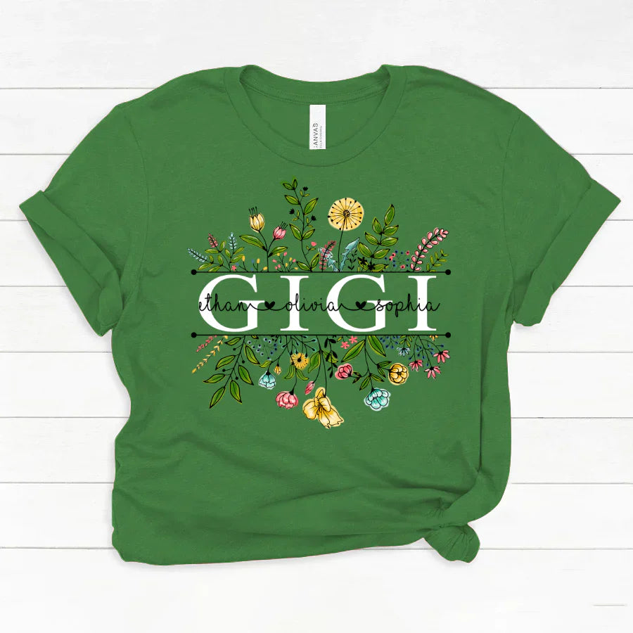 Wildflowers Gigi And Grandkids Classic Canvas
