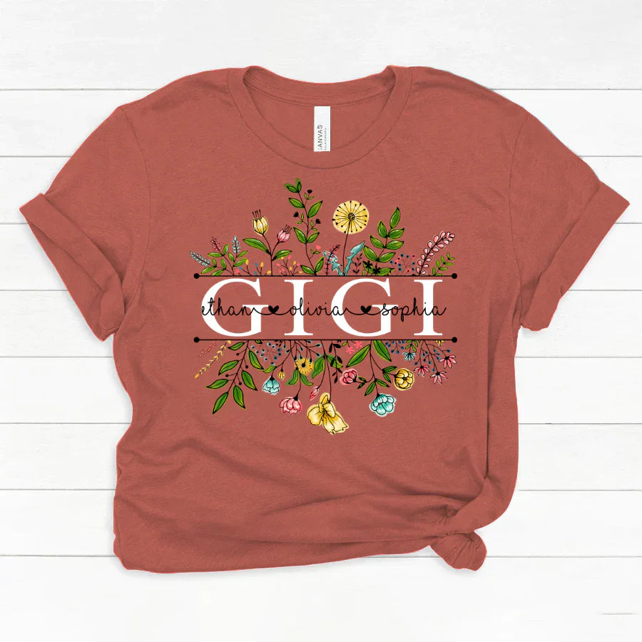 Wildflowers Gigi And Grandkids Classic Canvas