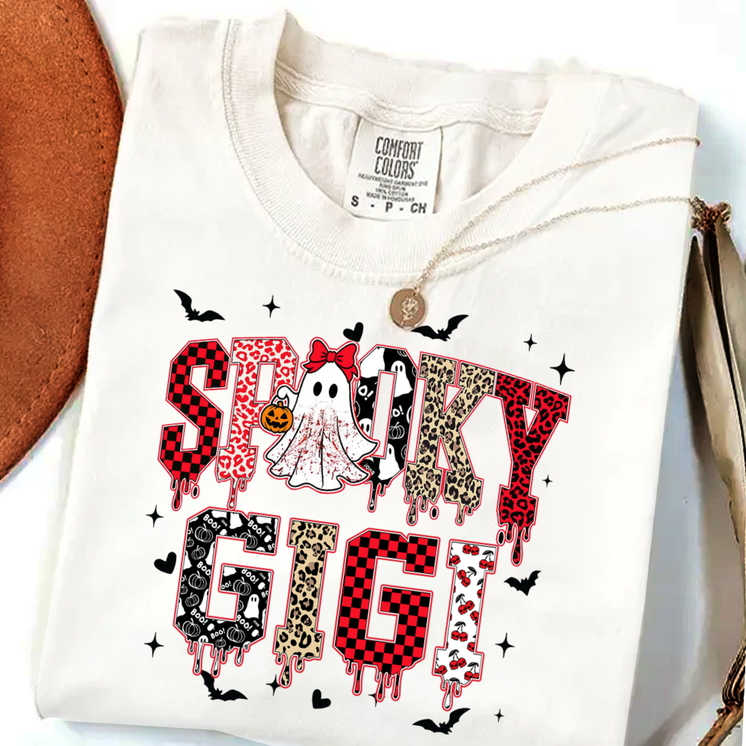 Custom Spooky Gigi Grandma Mama Mimi Halloween T-shirt