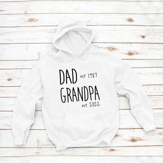 Dad Est Grandpa Est VT2212002 Hoodie