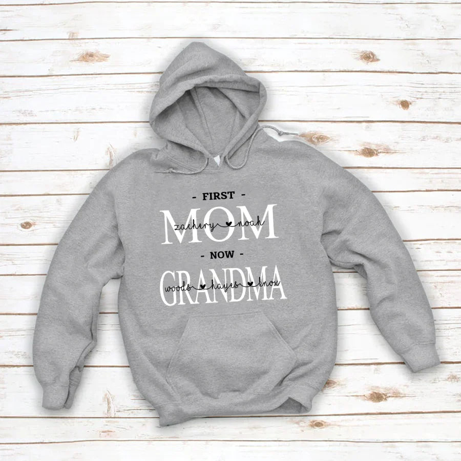 First Mom Kids And Grandma Grandkids VTN221126 Hoodie