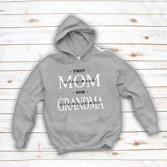 First Mom Kids And Grandma Grandkids VTN221126 Hoodie