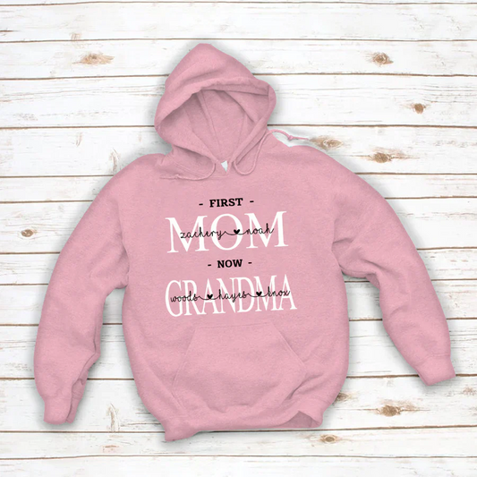 First Mom Kids And Grandma Grandkids VTN221126 Hoodie