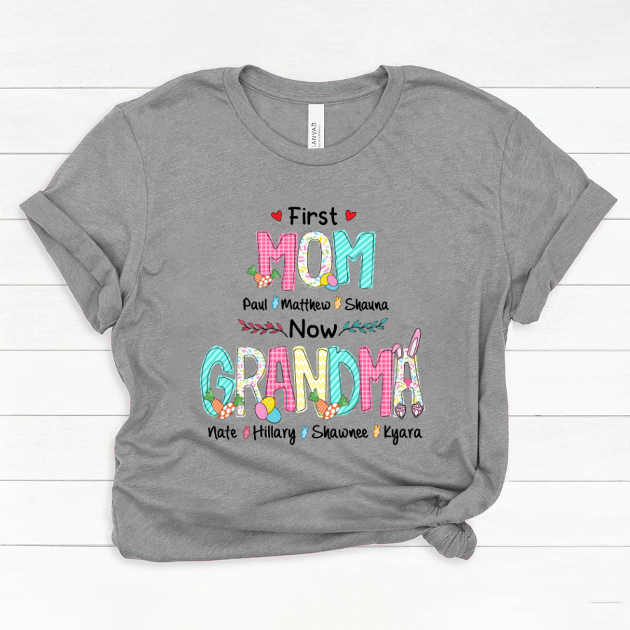 First Mom Now Grandma Easter Day Classic Canvas