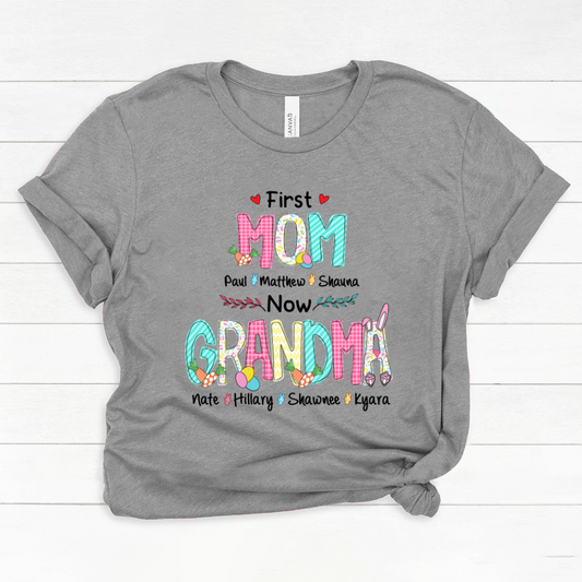 First Mom Now Grandma Easter Day Classic Canvas
