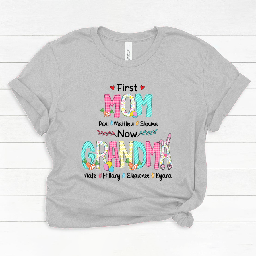 First Mom Now Grandma Easter Day Classic Canvas