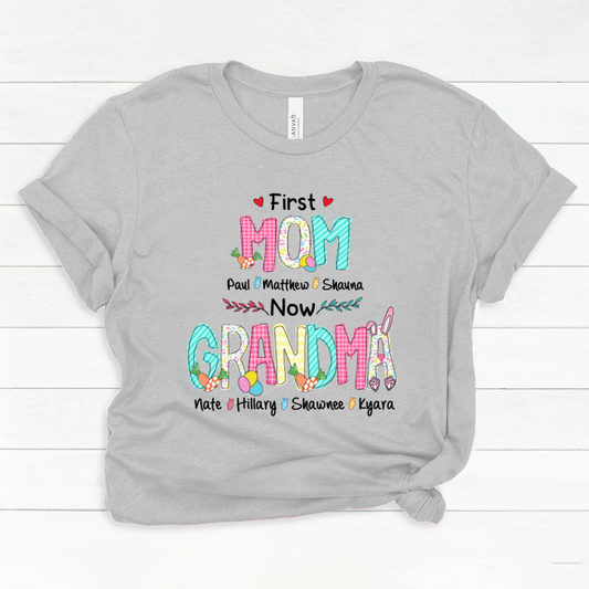 First Mom Now Grandma Easter Day Classic Canvas