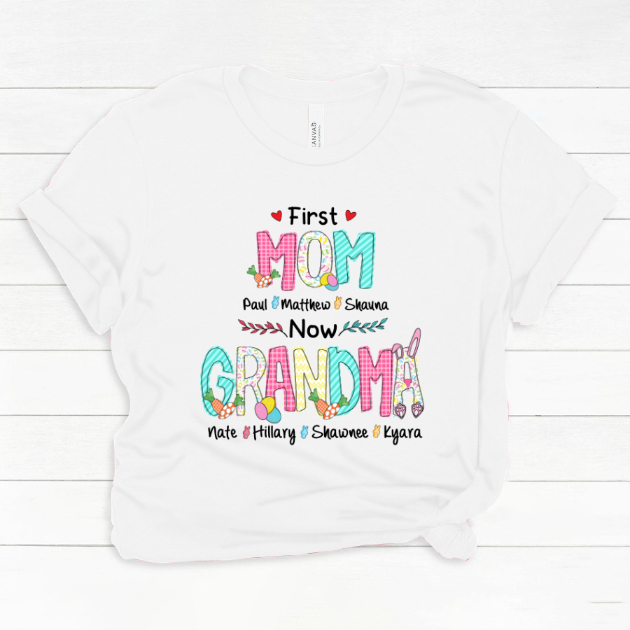 First Mom Now Grandma Easter Day Classic Canvas