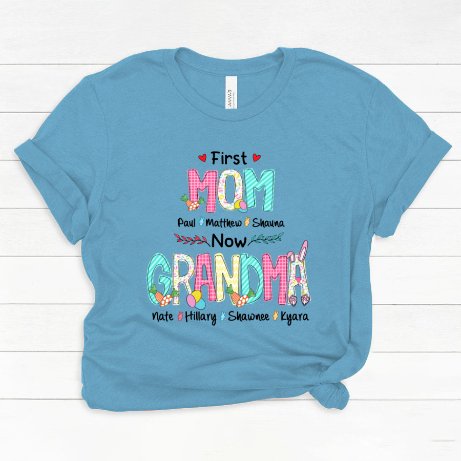 First Mom Now Grandma Easter Day Classic Canvas