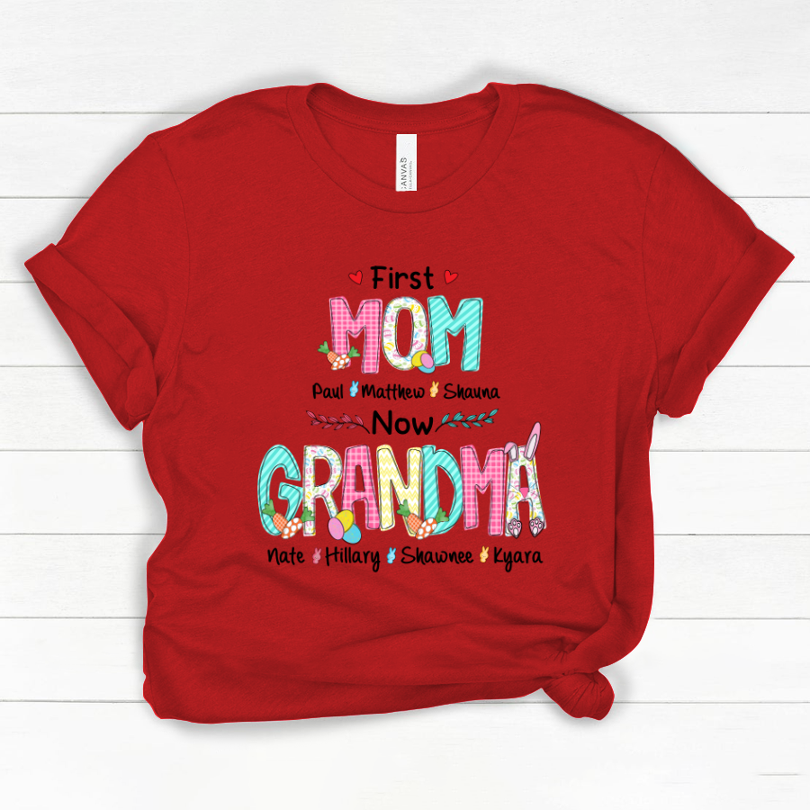 First Mom Now Grandma Easter Day Classic Canvas