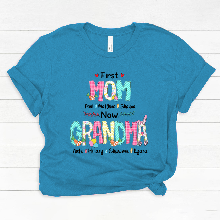 First Mom Now Grandma Easter Day Classic Canvas