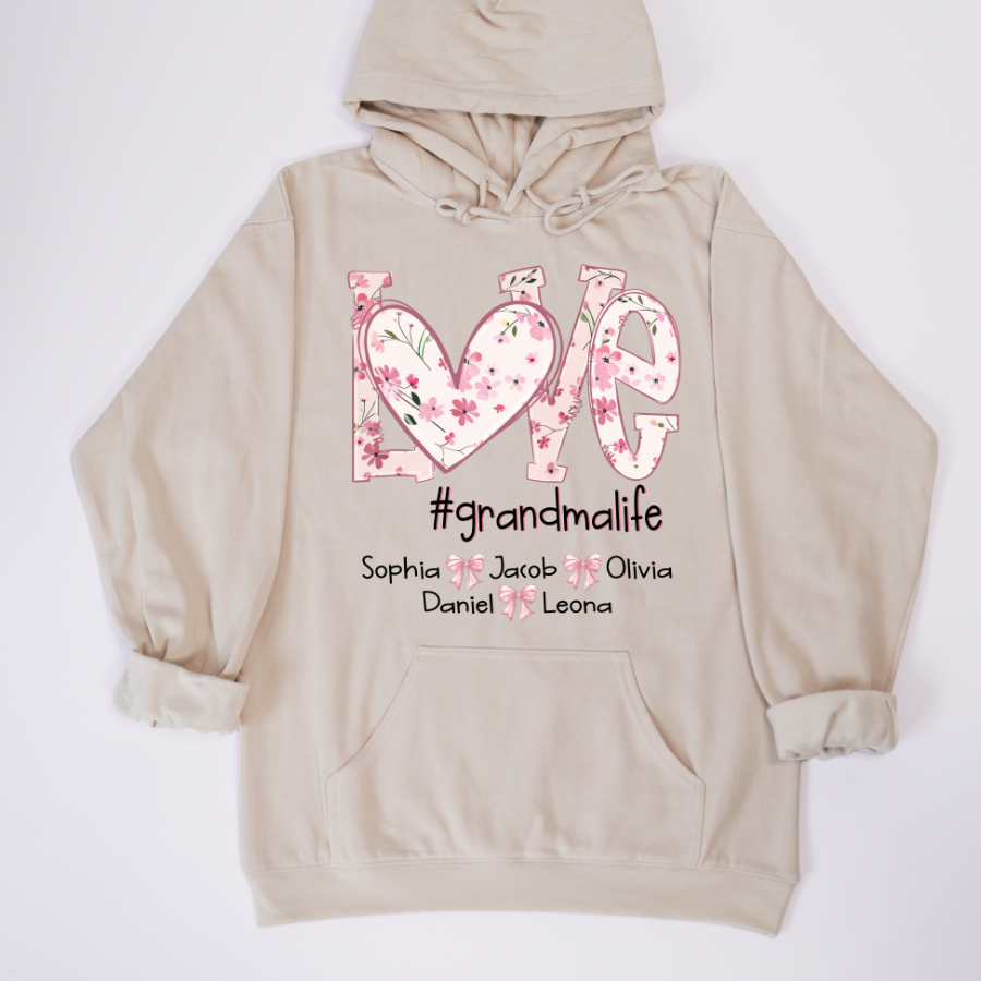 Flower Love Grandma Life Daisy Floral Mothers Day Gift Shirt