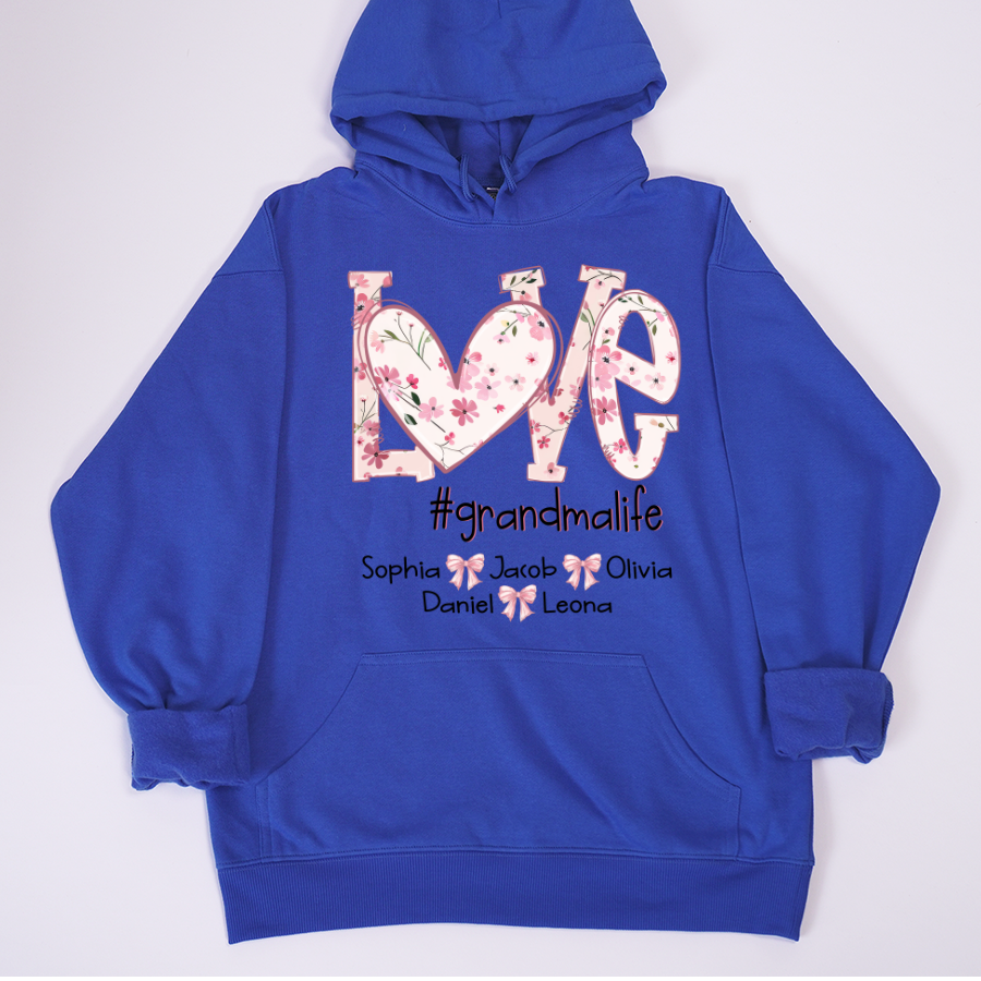 Flower Love Grandma Life Daisy Floral Mothers Day Gift Shirt