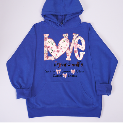 Flower Love Grandma Life Daisy Floral Mothers Day Gift Shirt
