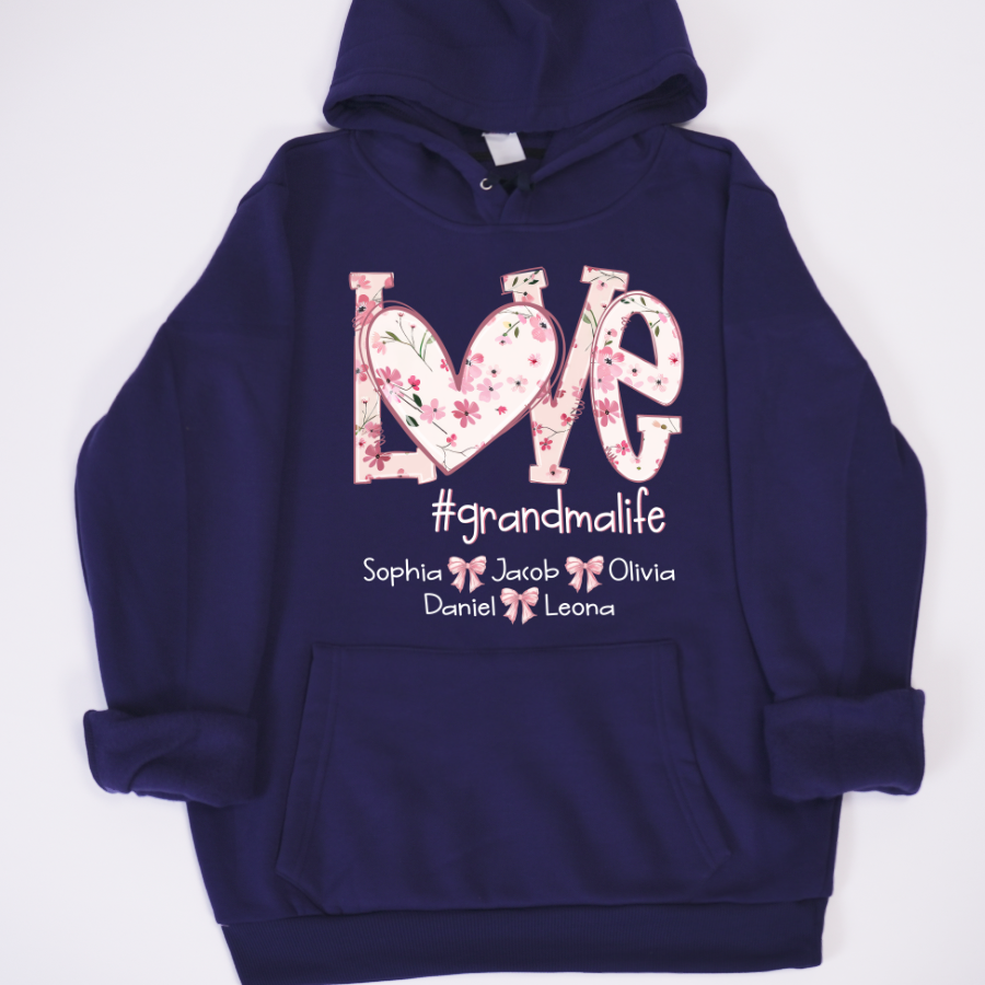 Flower Love Grandma Life Daisy Floral Mothers Day Gift Shirt