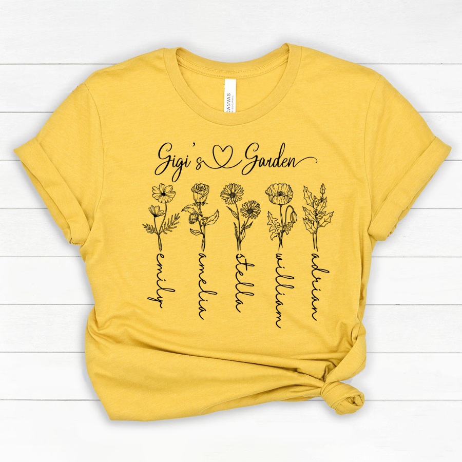 Flower Gigi's Garden And Kids CL01 Classic Canvas