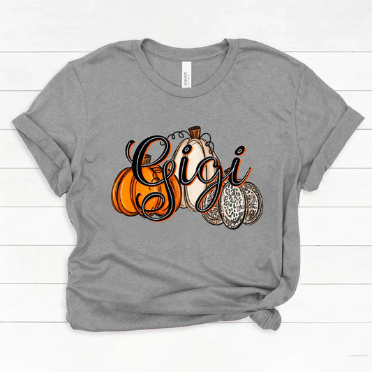 Gigi Pumpkins Leopard Autumn Classic Canvas