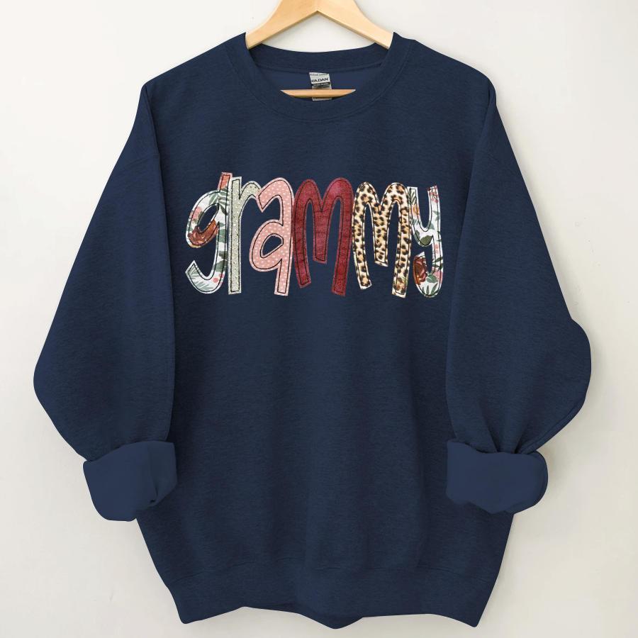 Grammy Nana Grandma Mimi Custom Name CTH01 Sweatshirt