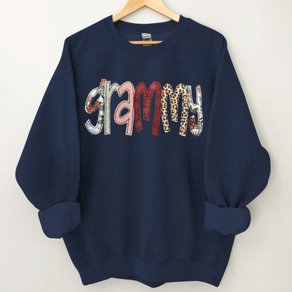 Grammy Nana Grandma Mimi Custom Name CTH01 Sweatshirt