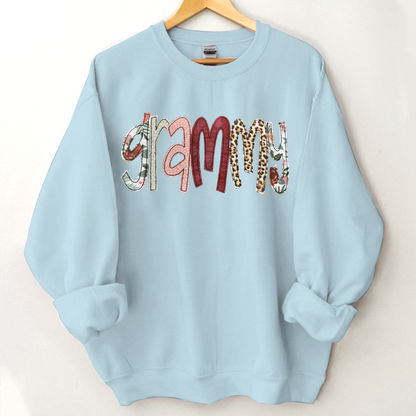 Grammy Nana Grandma Mimi Custom Name CTH01 Sweatshirt