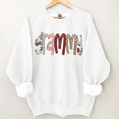 Grammy Nana Grandma Mimi Custom Name CTH01 Sweatshirt