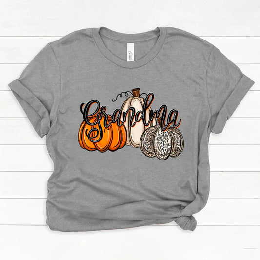 Grandma Pumpkins Leopard Autumn Classic Canvas