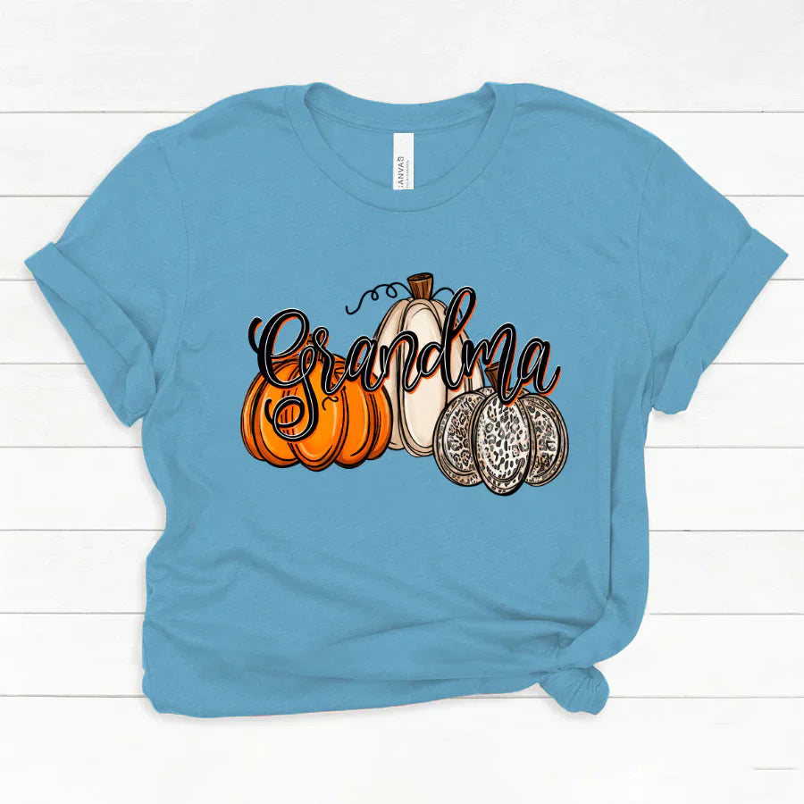 Grandma Pumpkins Leopard Autumn Classic Canvas