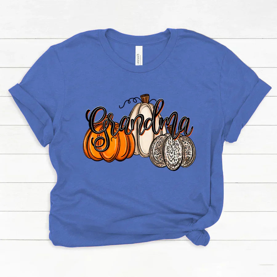 Grandma Pumpkins Leopard Autumn Classic Canvas