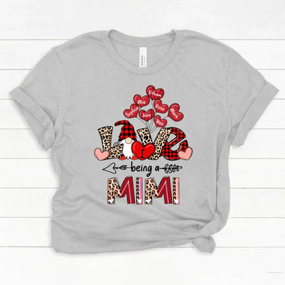 I Love Being A Mimi Gnome Leopard Classic Canvas