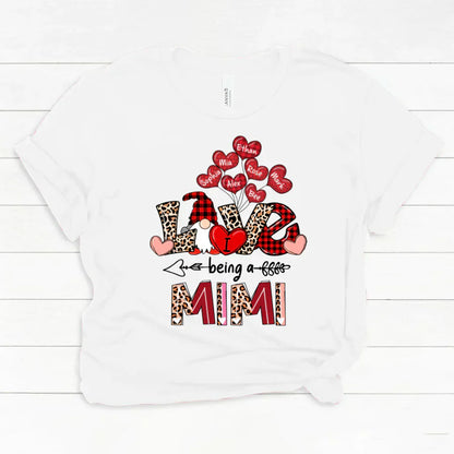 I Love Being A Mimi Gnome Leopard Classic Canvas