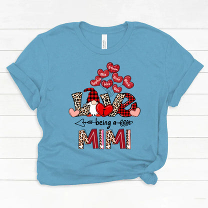 I Love Being A Mimi Gnome Leopard Classic Canvas
