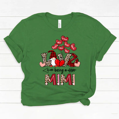 I Love Being A Mimi Gnome Leopard Classic Canvas