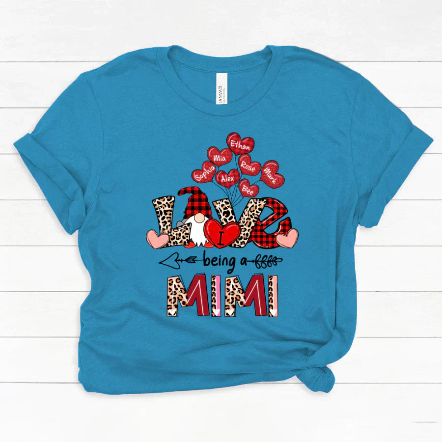 I Love Being A Mimi Gnome Leopard Classic Canvas