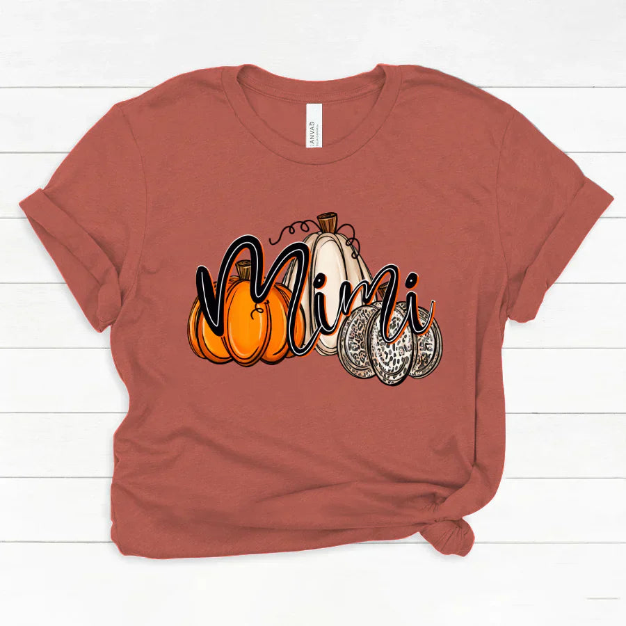 Mimi Pumpkins Leopard Autumn Classic Canvas