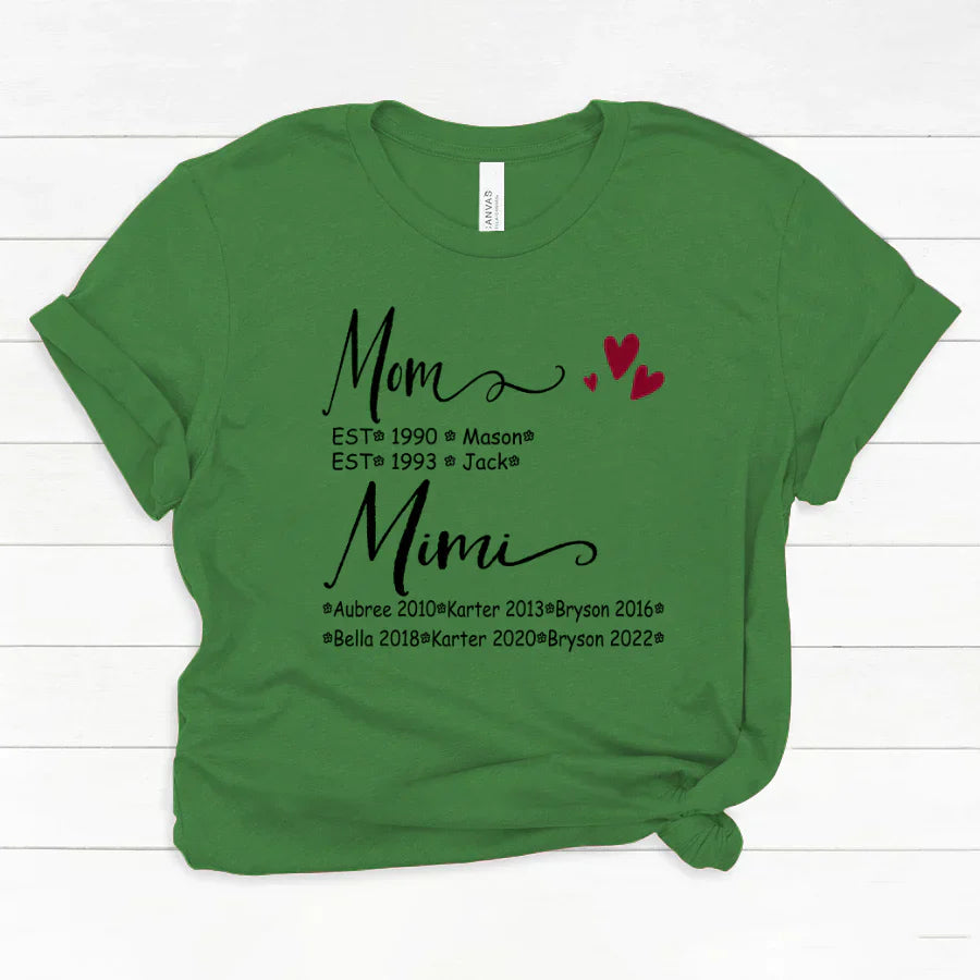 Mom And Mimi Kids Est VT22120093 Classic Canvas