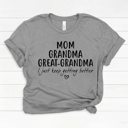 Mom Grandma Great Grandma CL01 Classic Canvas