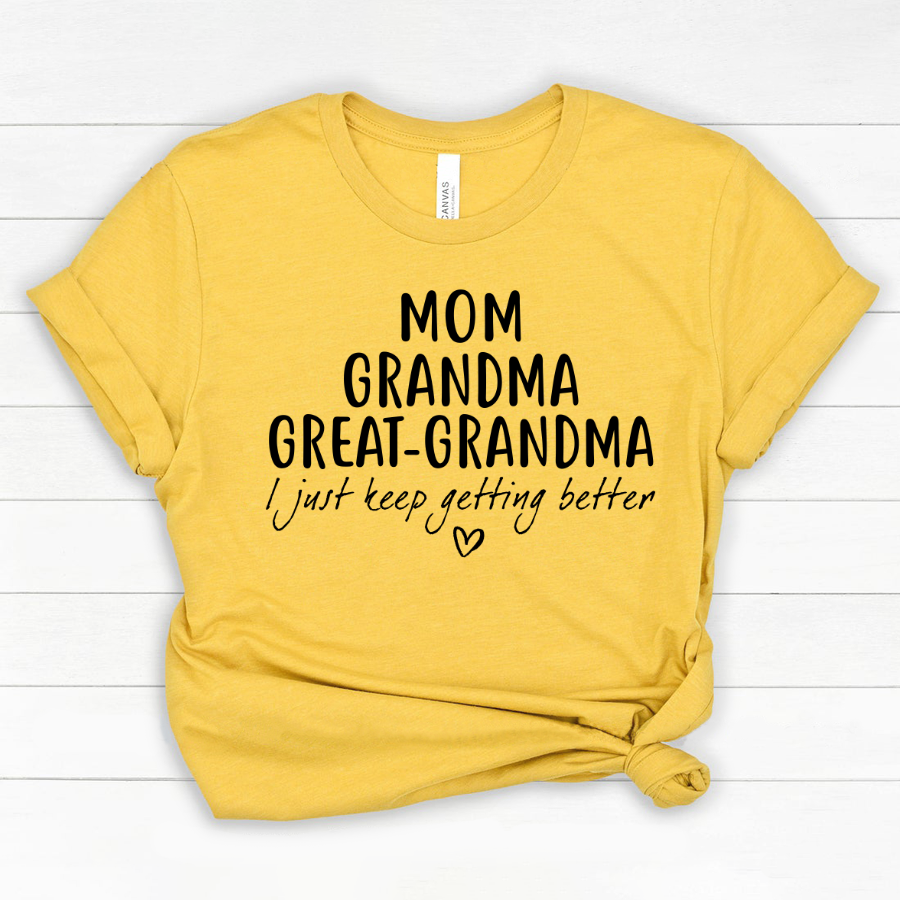 Mom Grandma Great Grandma CL01 Classic Canvas