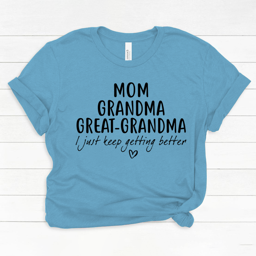 Mom Grandma Great Grandma CL01 Classic Canvas