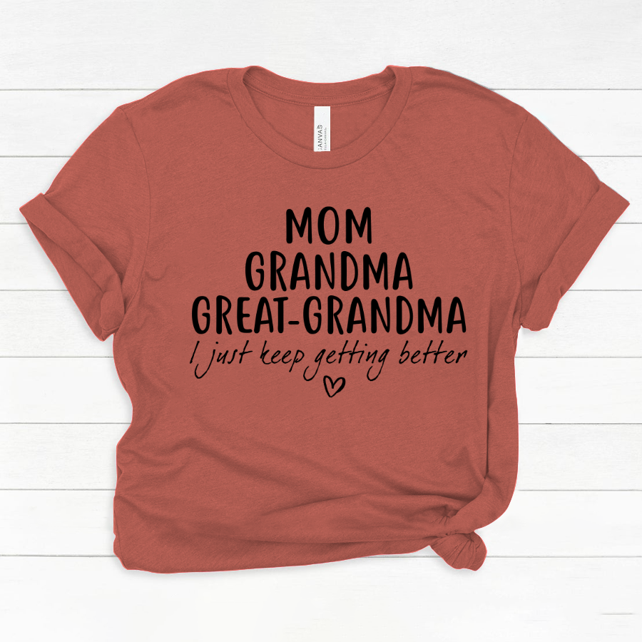 Mom Grandma Great Grandma CL01 Classic Canvas