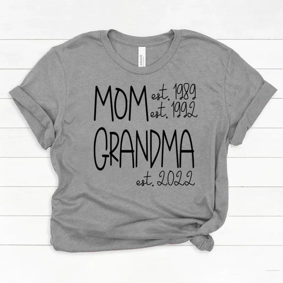 Mom Grandma New Est Sweet VT22120041 Classic Canvas