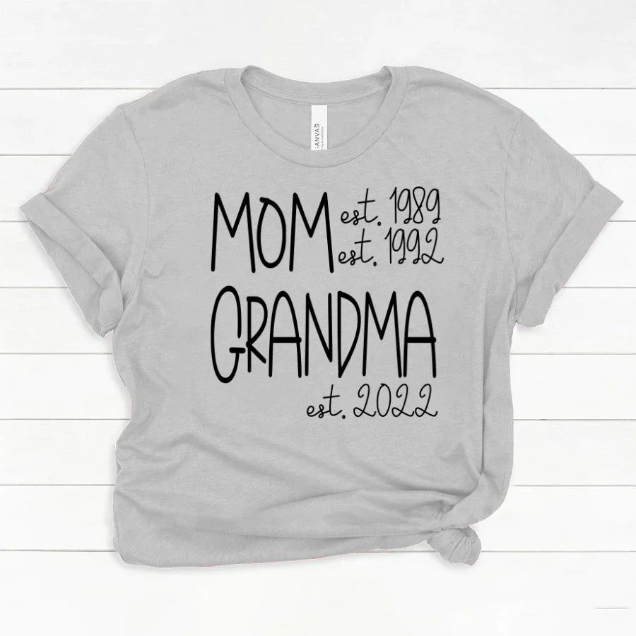 Mom Grandma New Est Sweet VT22120041 Classic Canvas