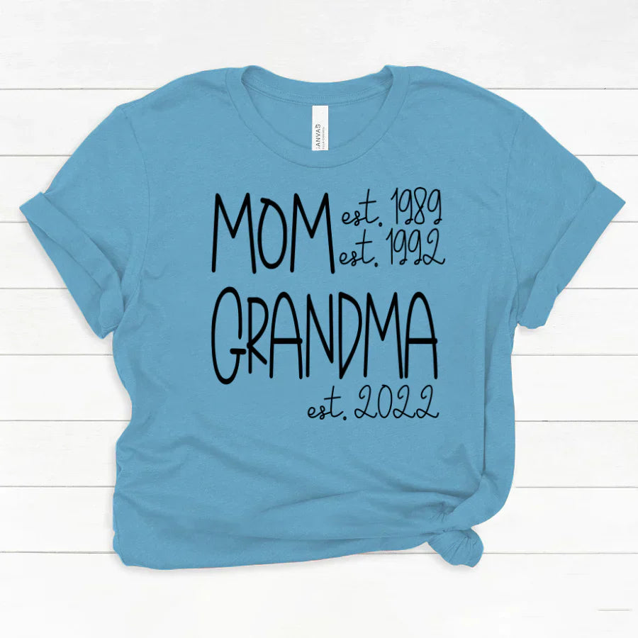 Mom Grandma New Est Sweet VT22120041 Classic Canvas