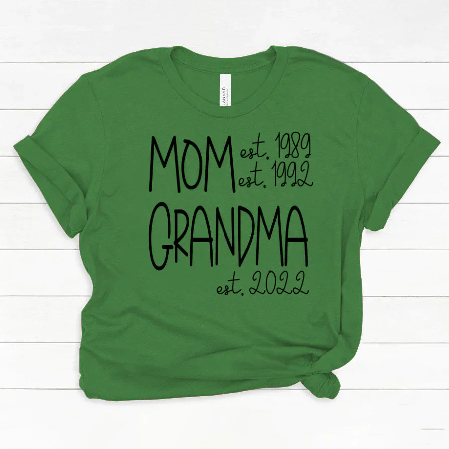 Mom Grandma New Est Sweet VT22120041 Classic Canvas