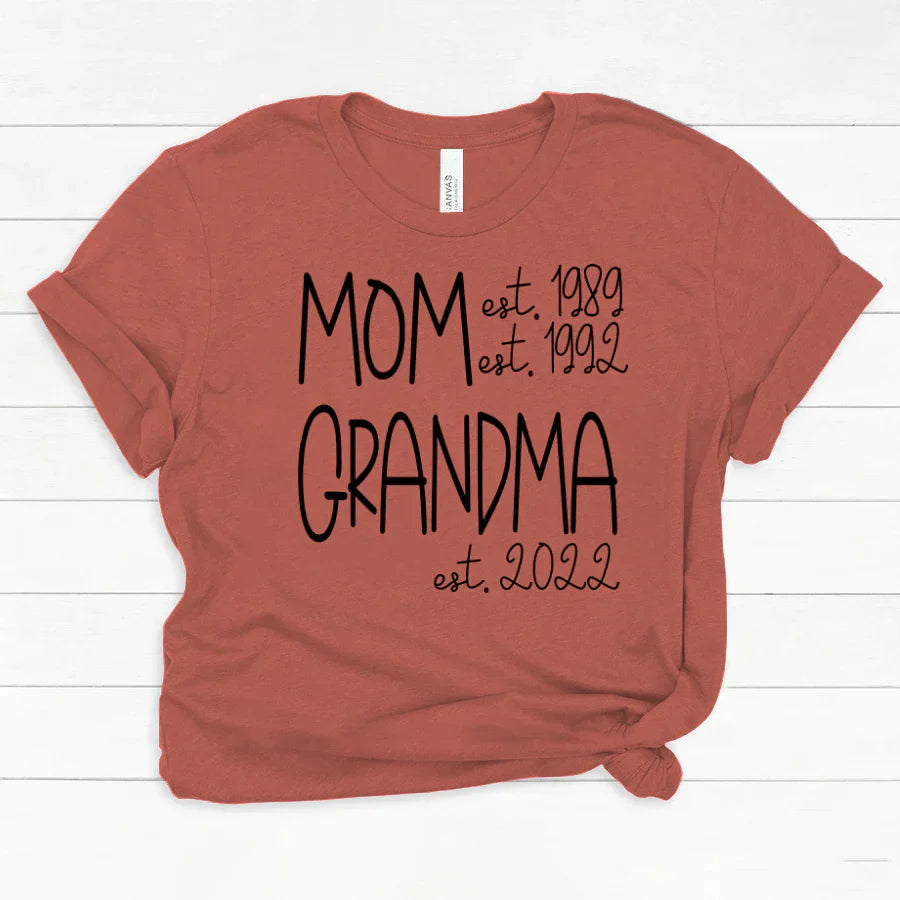 Mom Grandma New Est Sweet VT22120041 Classic Canvas