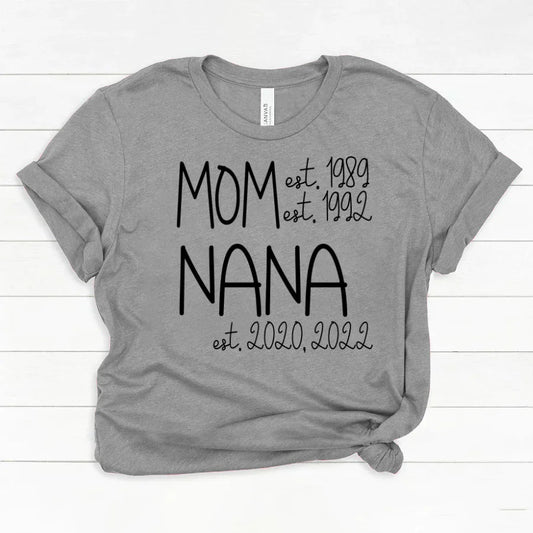 Mom Nana Est Sweet VT22120041 Classic Canvas