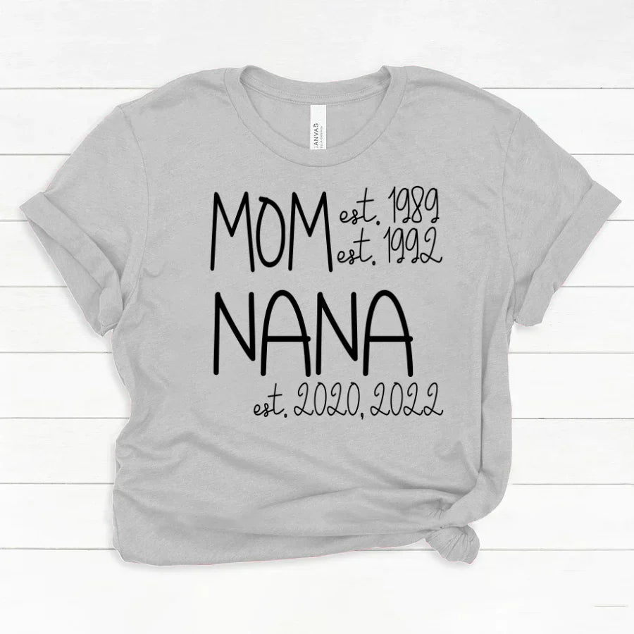 Mom Nana Est Sweet VT22120041 Classic Canvas
