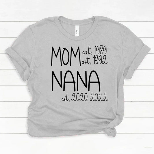 Mom Nana Est Sweet VT22120041 Classic Canvas