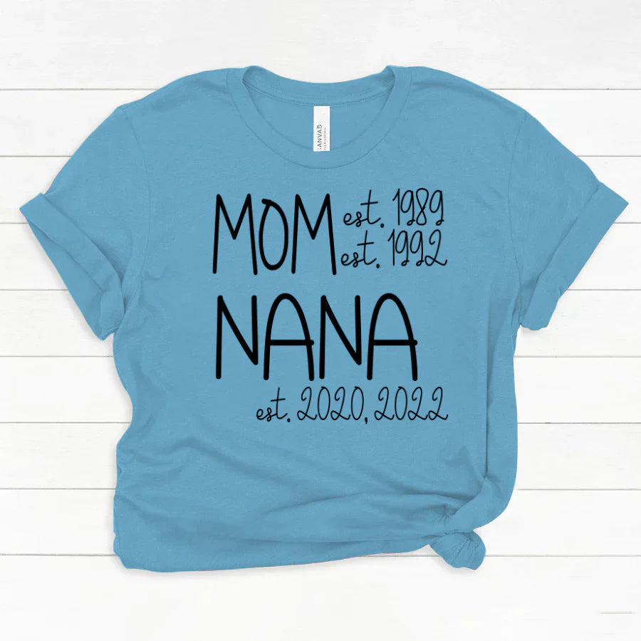 Mom Nana Est Sweet VT22120041 Classic Canvas